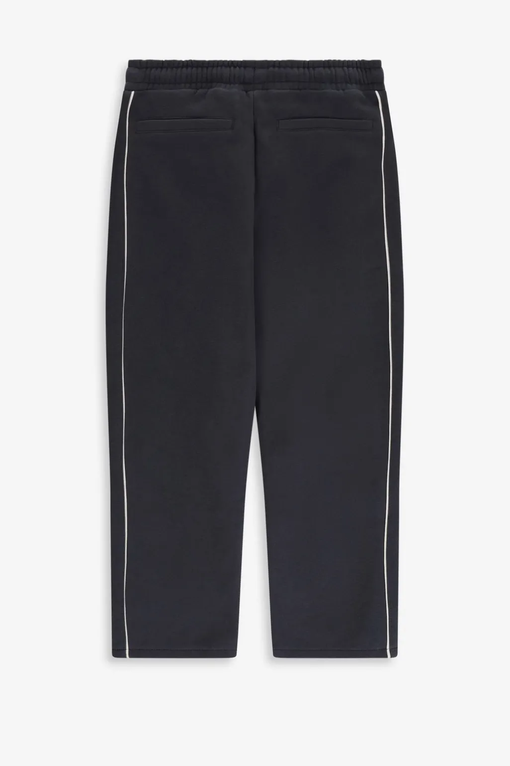Donkergrijze sweatpants met strepen