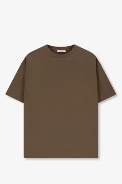 Donkergroen oversized T-shirt