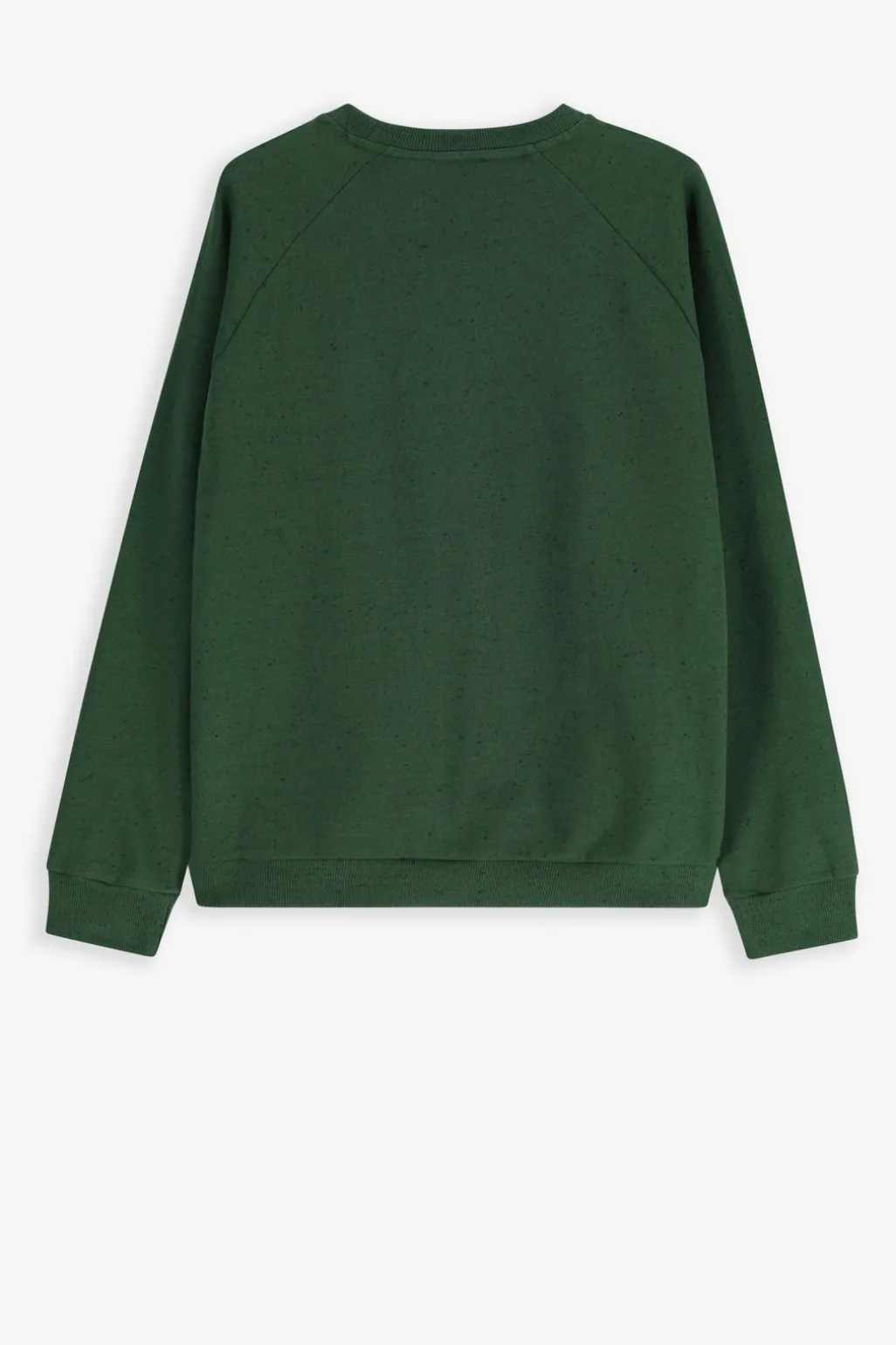 Donkergroen raglan T-shirt
