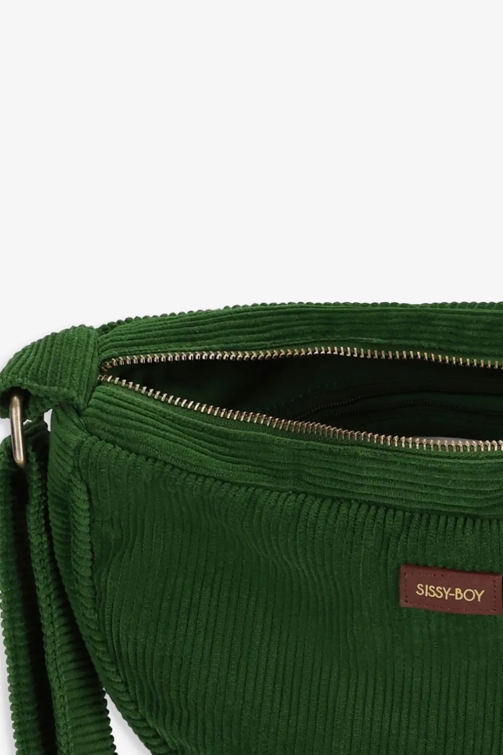 Donkergroene crossbody tas