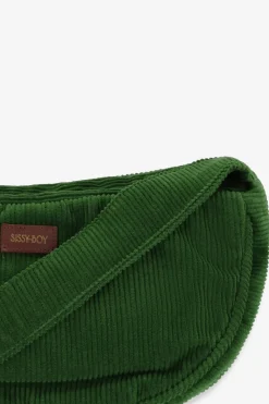 Donkergroene crossbody tas