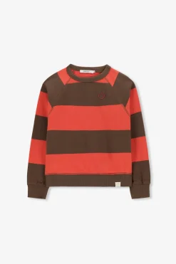 Donkergroene gestreepte sweater