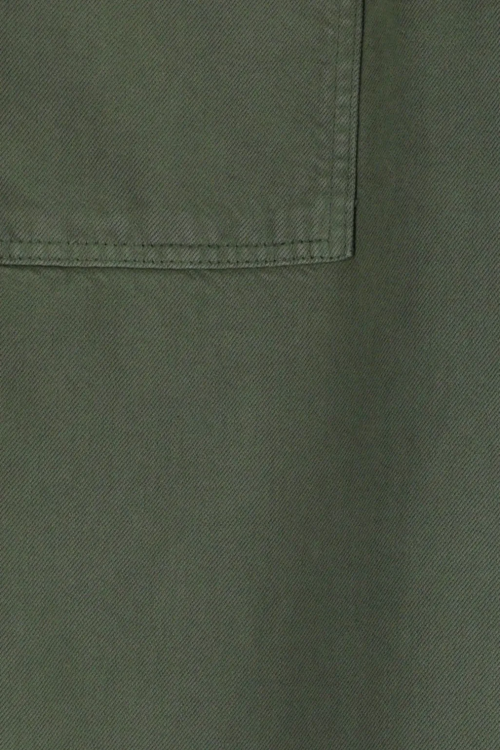 Donkergroene high waist broek met opgestikte zakken