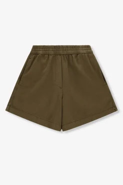Donkergroene short