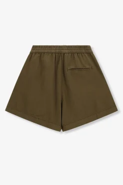 Donkergroene short
