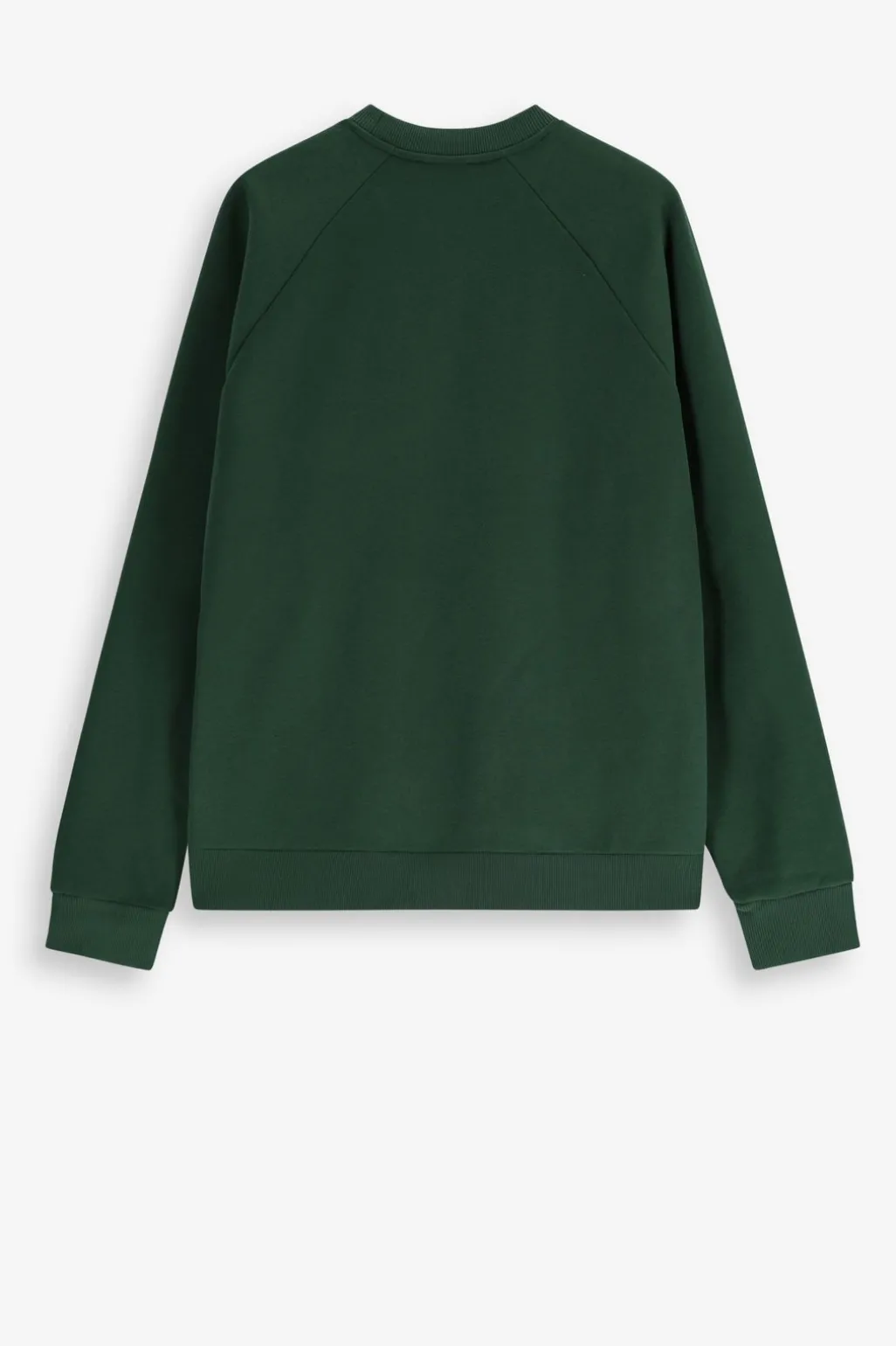 Donkergroene sweater met print