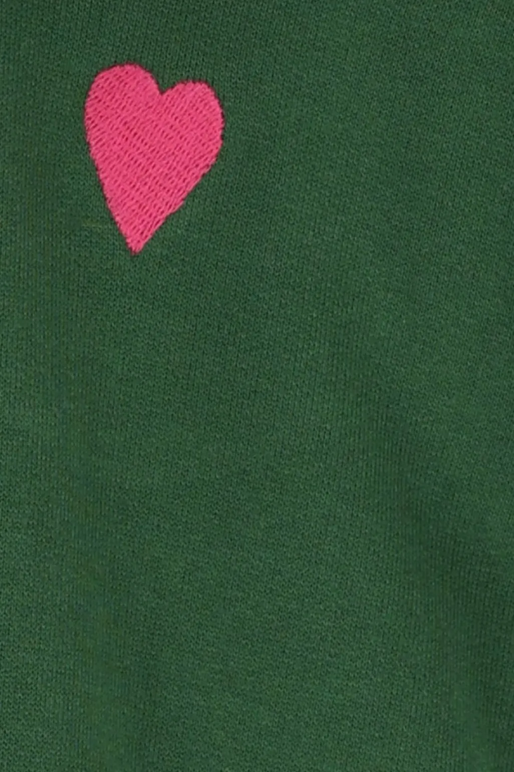 Donkergroene sweatjurk met artwork