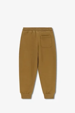 Donkergroene sweatpants met embroidery