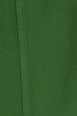 Donkergroene wide leg jeans