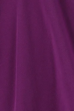 Donkerpaarse mouwloze sweater