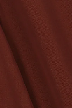 Donkerrode high waist wide leg broek