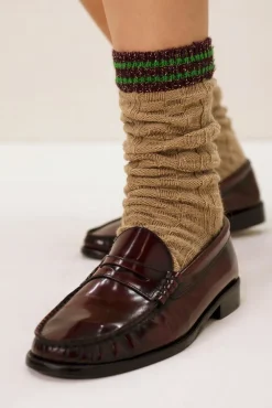 Donkerrode leren loafers