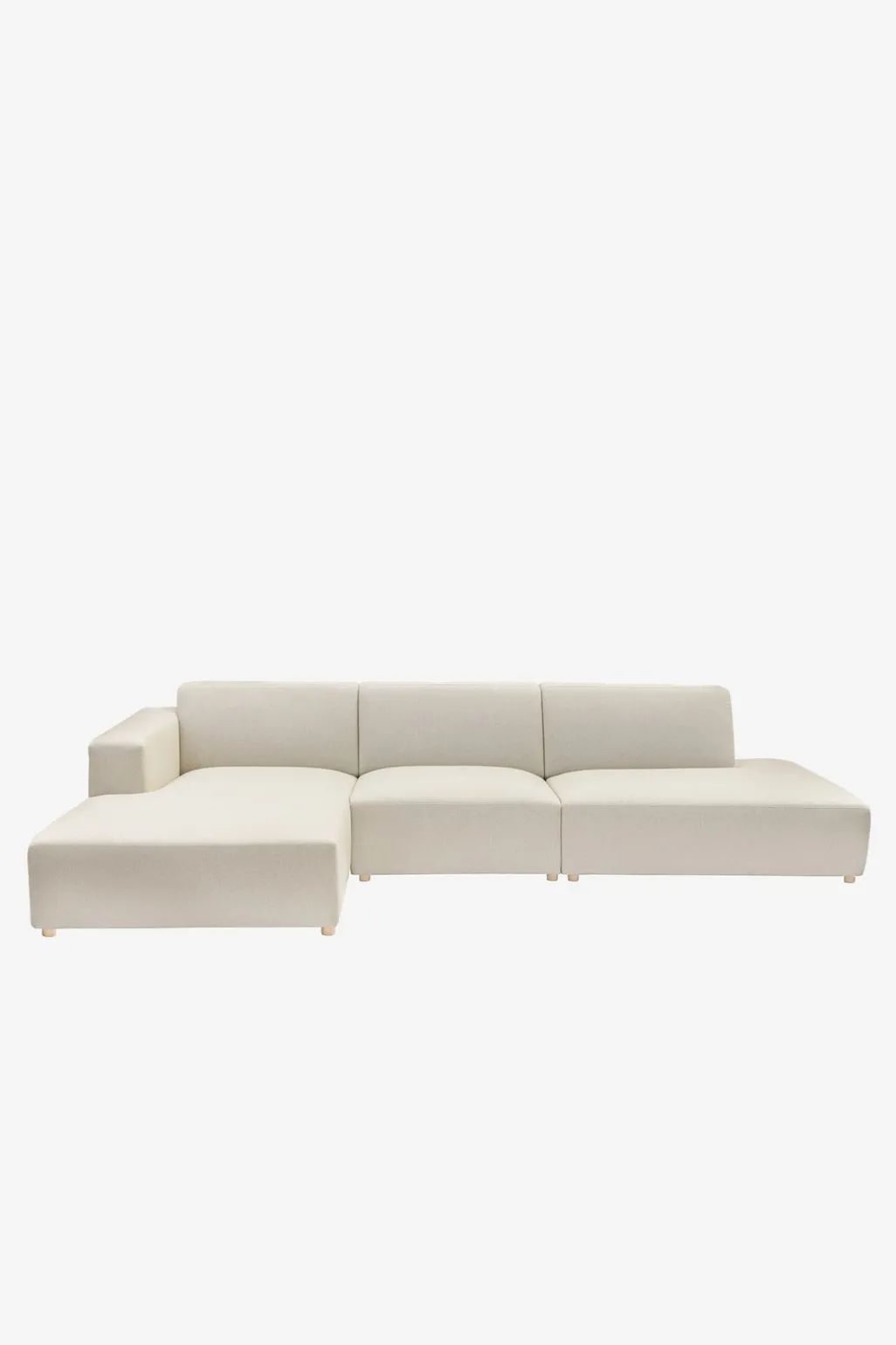 Earl chaise longue links Shiitake