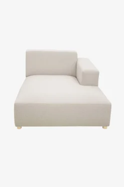 Earl chaise longue rechts shiitake