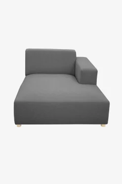 Earl chaise longue rechts dark grey 68