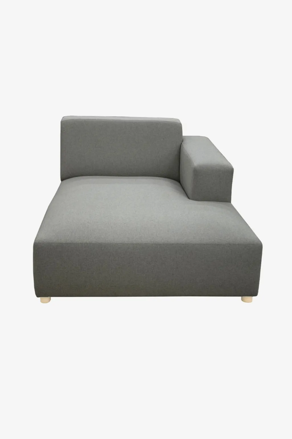 Earl chaise longue rechts dark grey
