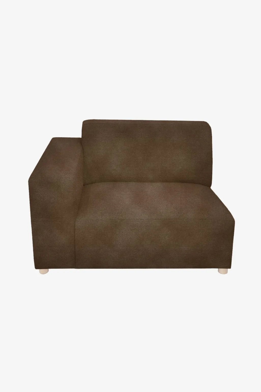 Earl velvet 1.5-zits bank arm links dark green hunter