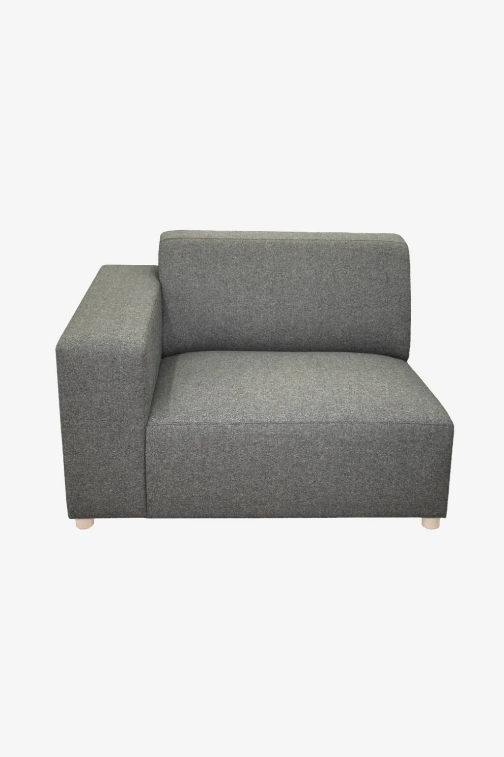 Earl 1.5-zits bank arm links dark grey