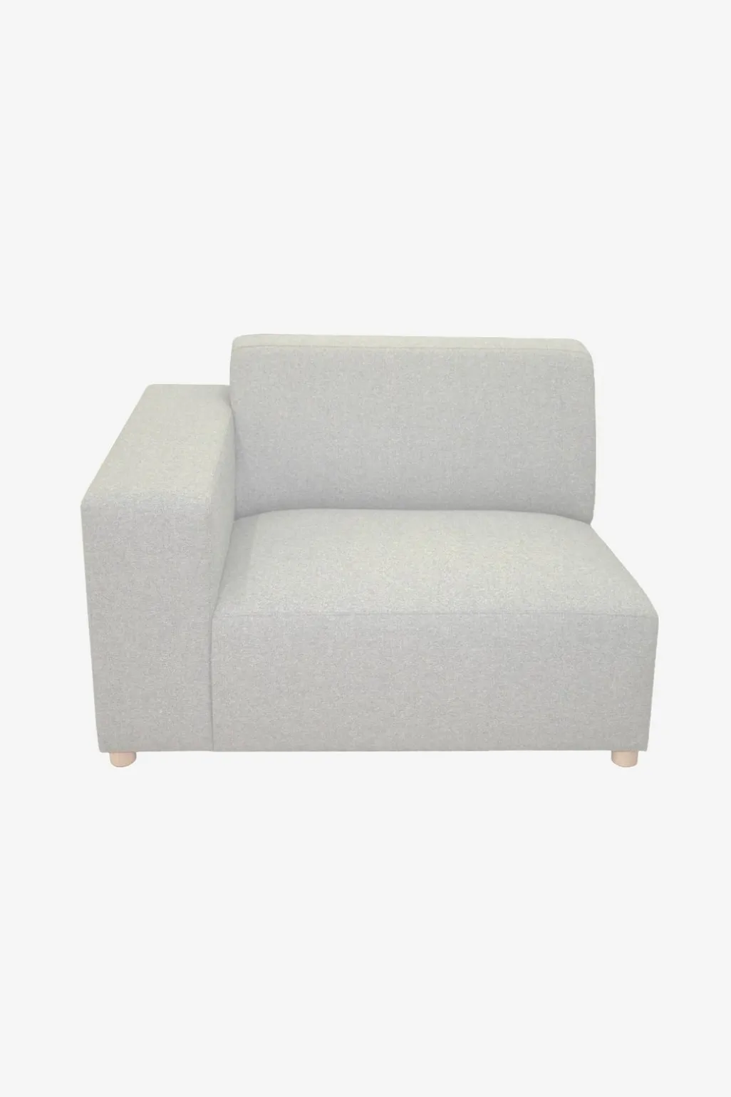Earl 1.5-zits bank arm links light grey