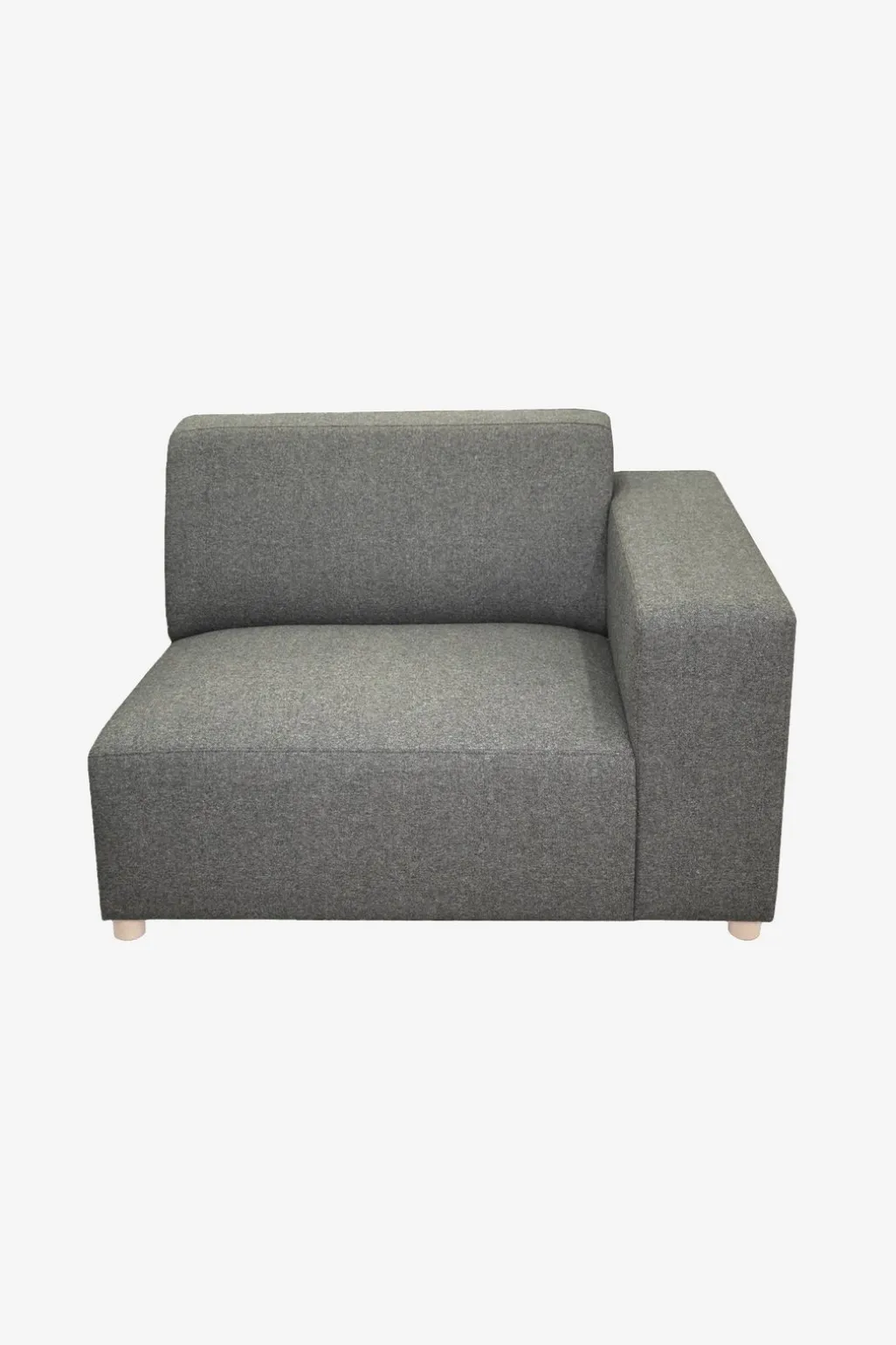Earl 1.5-zits bank arm rechts dark grey