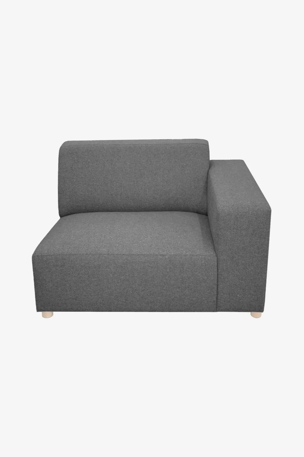 Earl 1.5-zits bank arm rechts dark grey