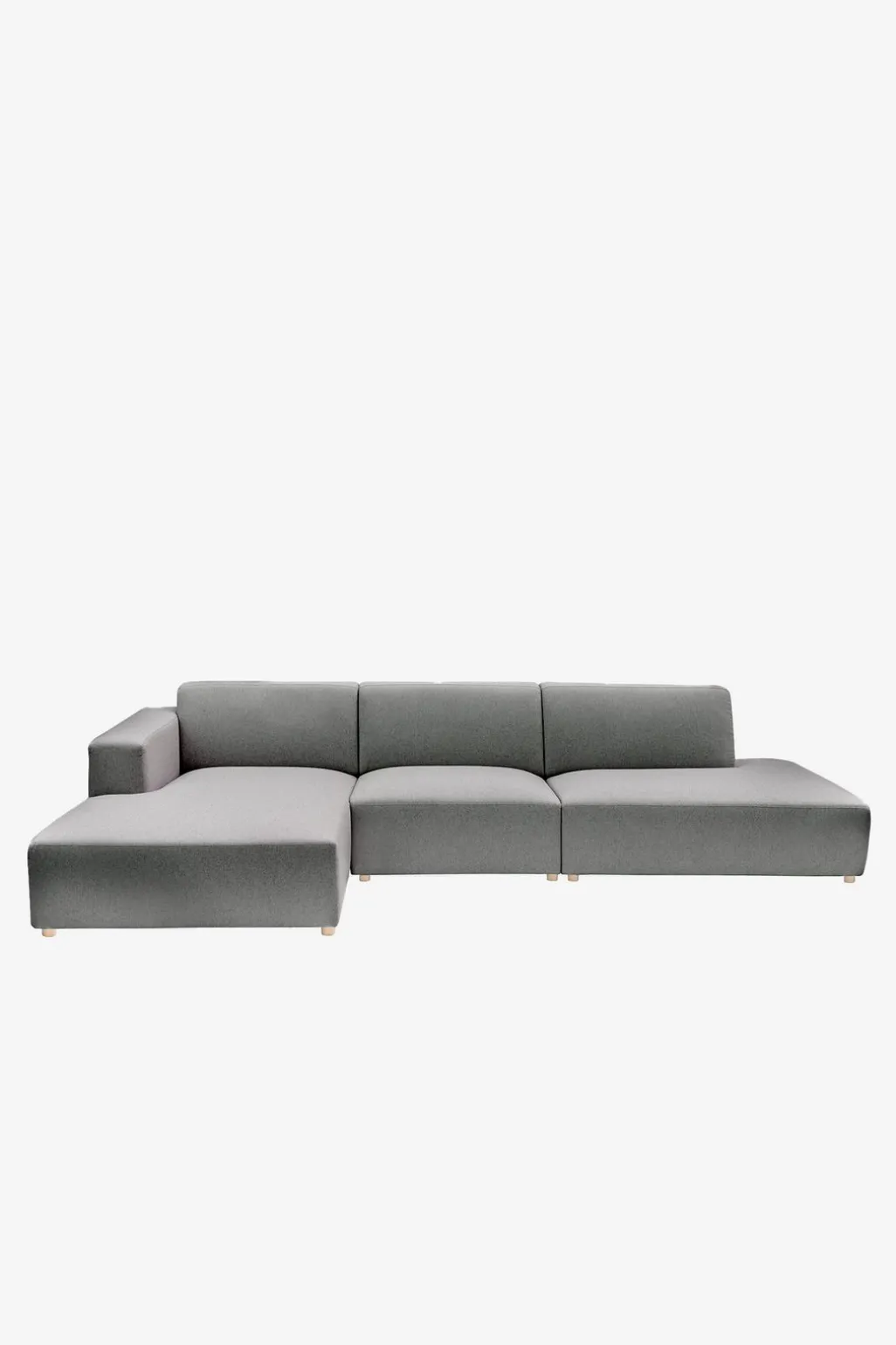 Earl 4-zits bank chaise longue links otto longue rechts dark grey