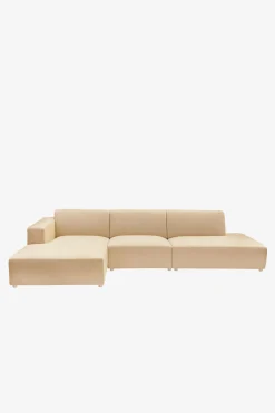 Earl 4-zits bank chaise longue links otto longue rechts camel