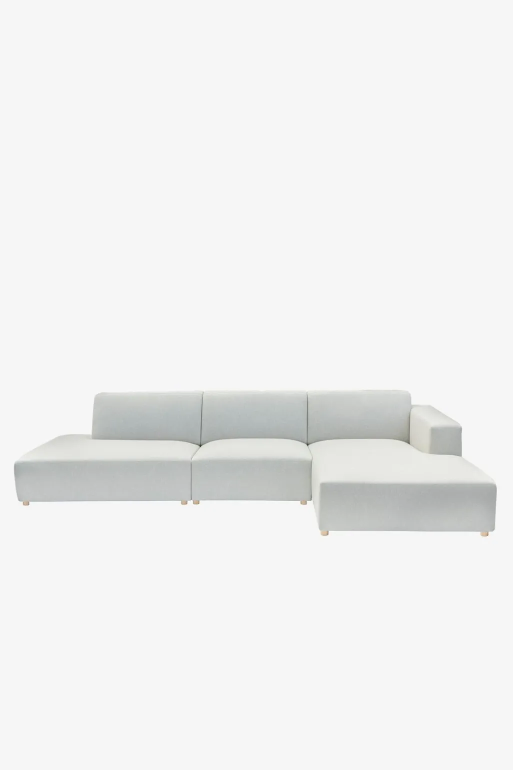 Earl 4-zits bank chaise longue rechts otto longue links light grey