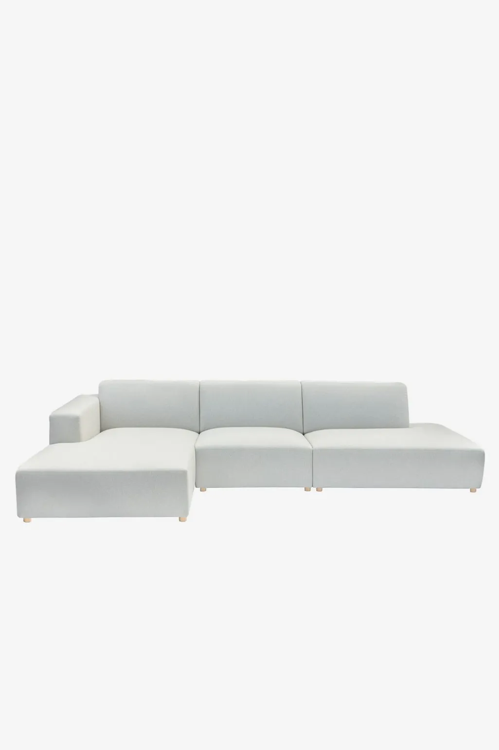 Earl 4-zits bank chaise longue links otto longue rechts light grey