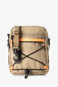 Elliker beige crossbody tas