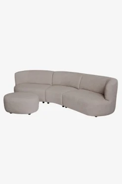 Empress hocker taupe