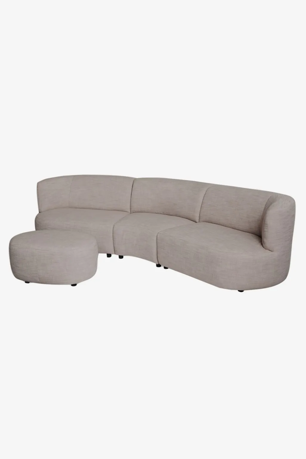 Empress hocker taupe