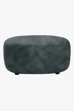 Empress velvet hocker antraciet