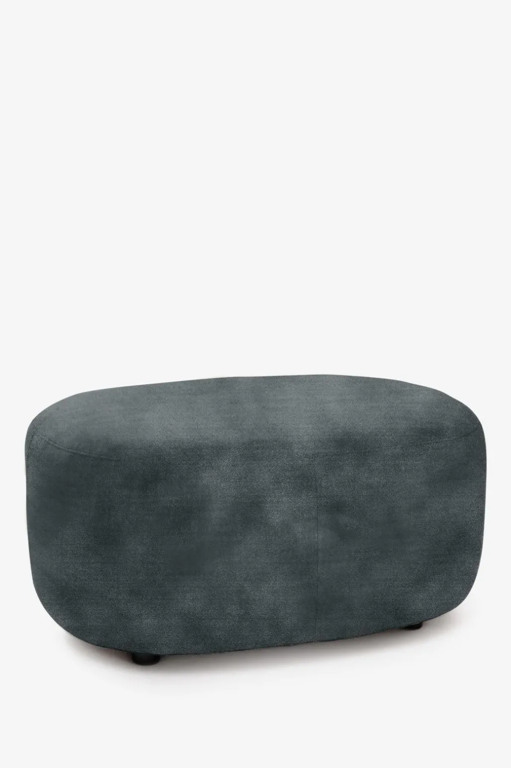 Empress velvet hocker antraciet