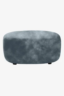 Empress velvet hocker mid grey