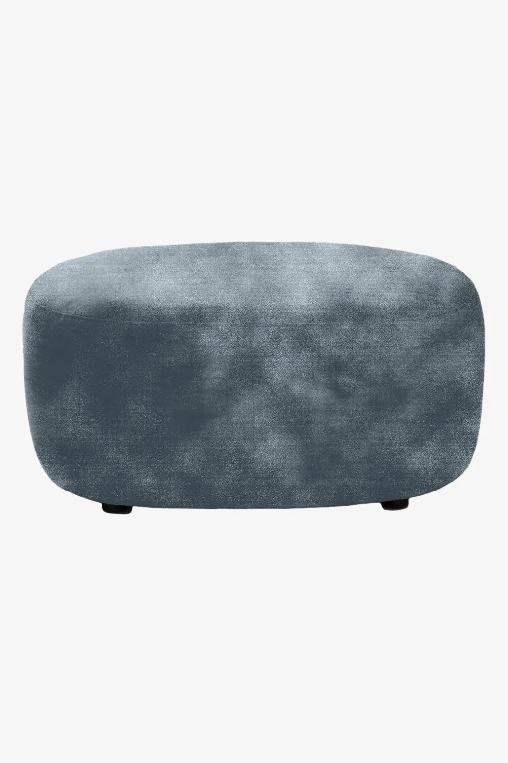 Empress velvet hocker mid grey