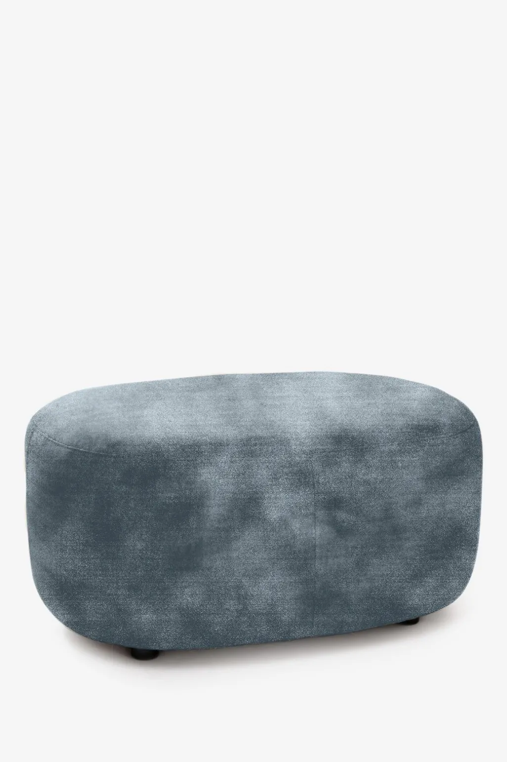 Empress velvet hocker mid grey