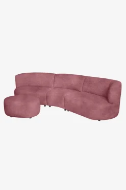 Empress velvet hocker pink