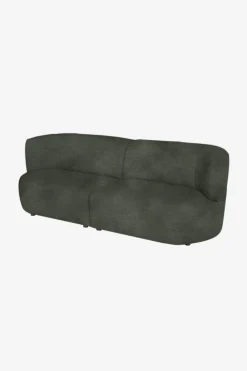Empress velvet 3-zits bank dark green hunter
