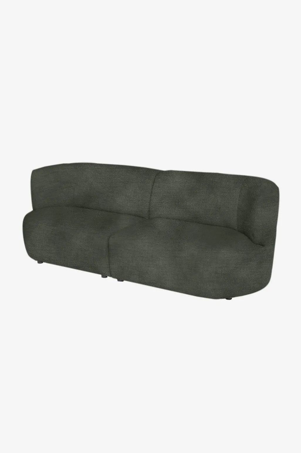 Empress velvet 3-zits bank dark green hunter