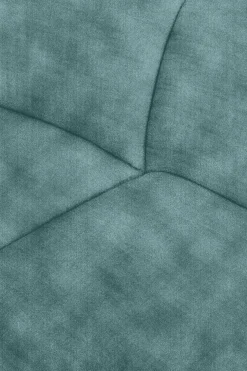 Empress velvet 4-zits bank grijsblauw