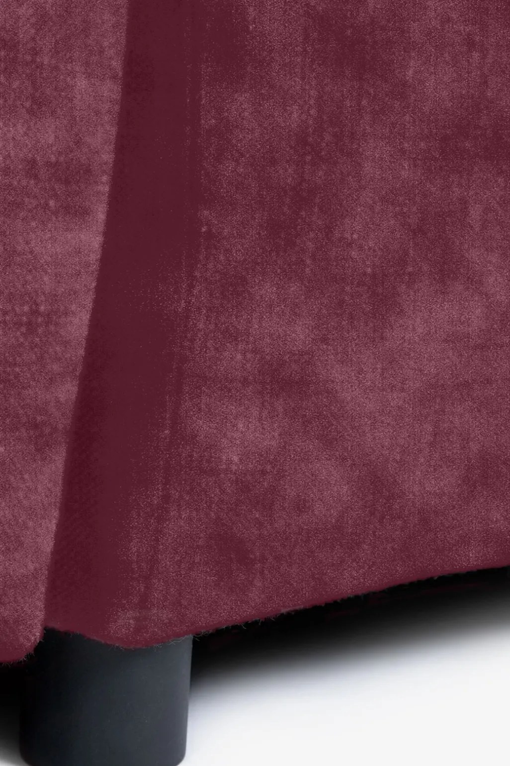 Empress velvet 3-zits bank wine red