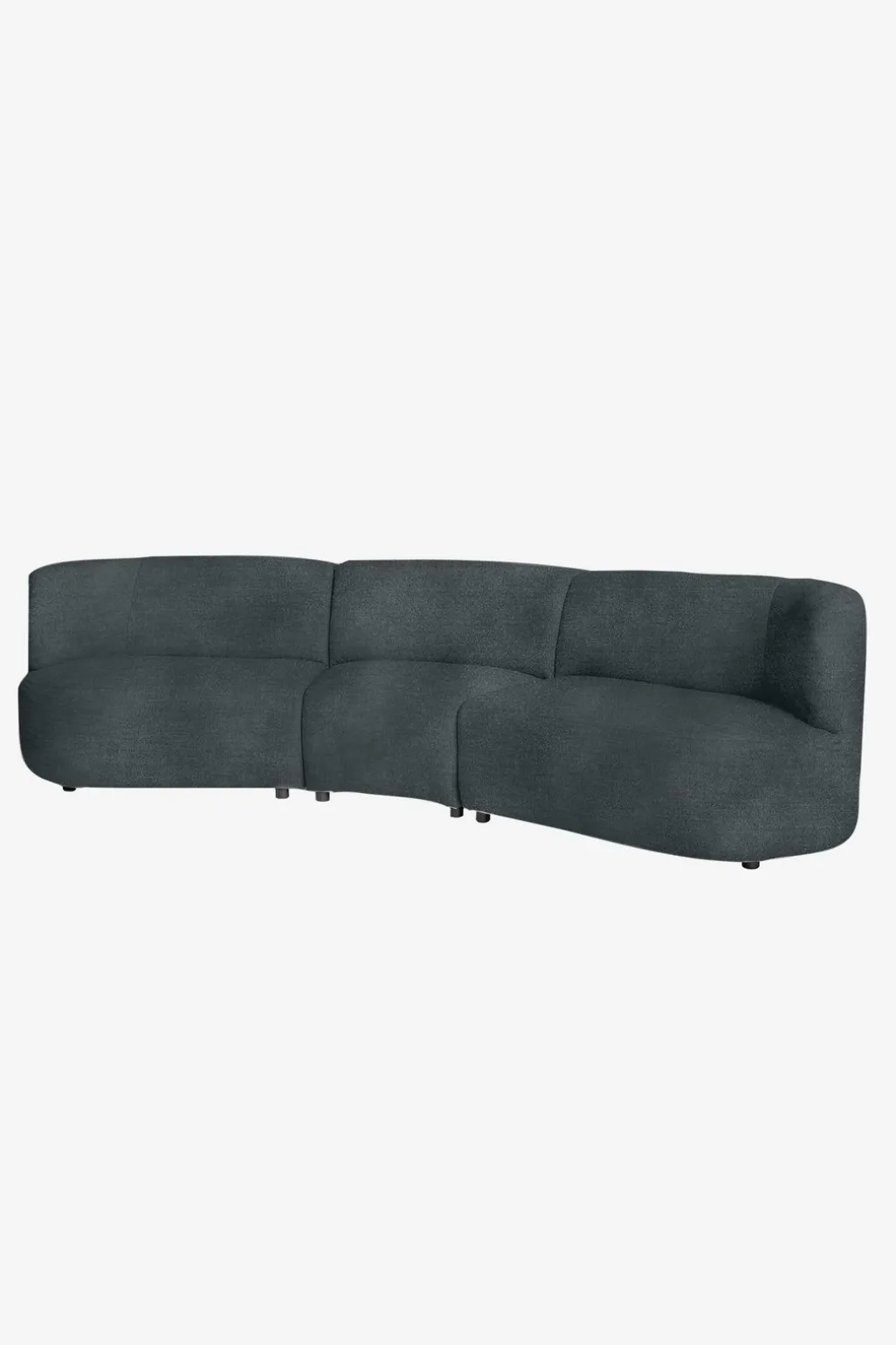 Empress velvet 3,5-zits bank antraciet