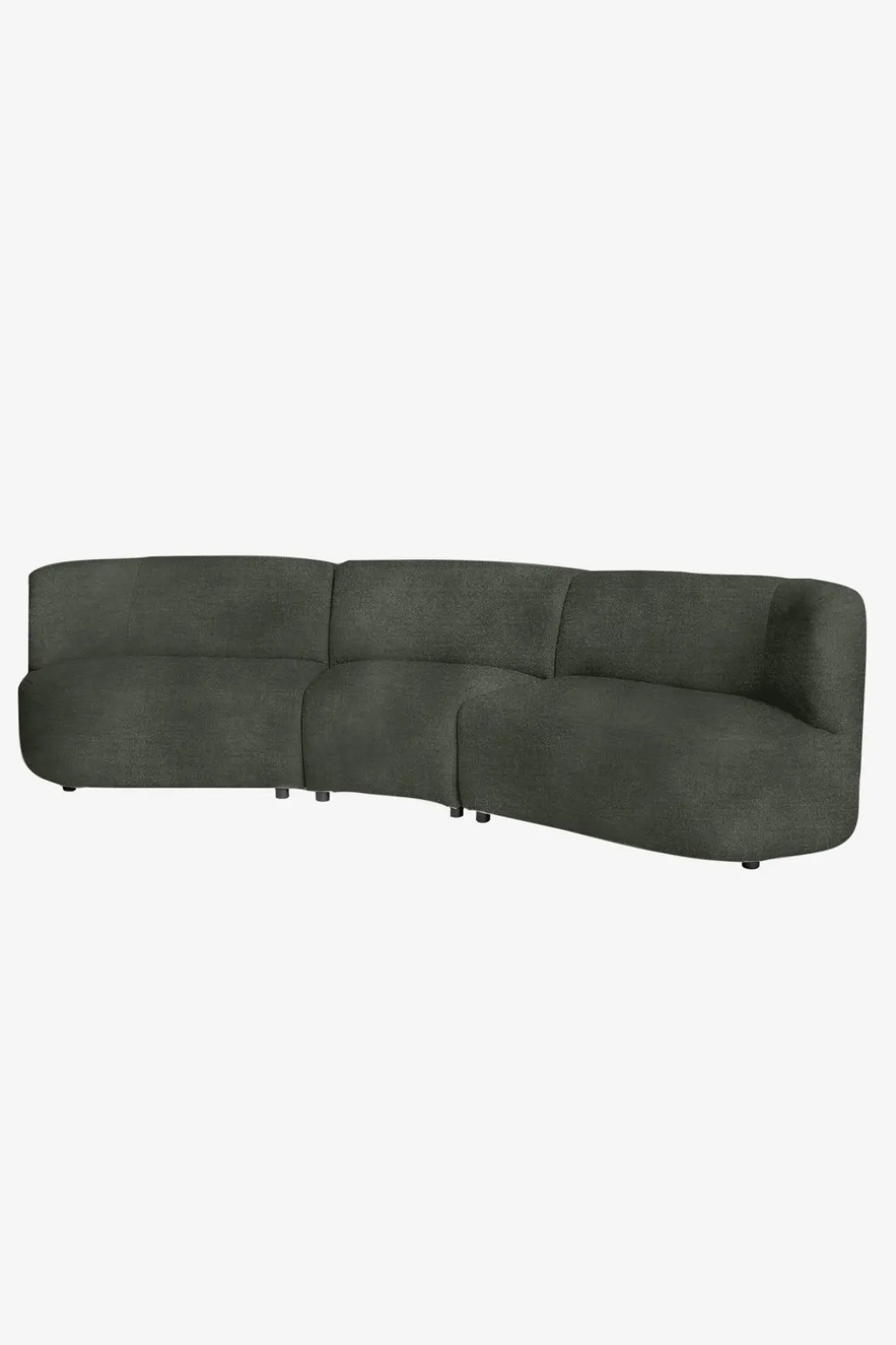 Empress velvet 3,5-zits bank dark green hunter