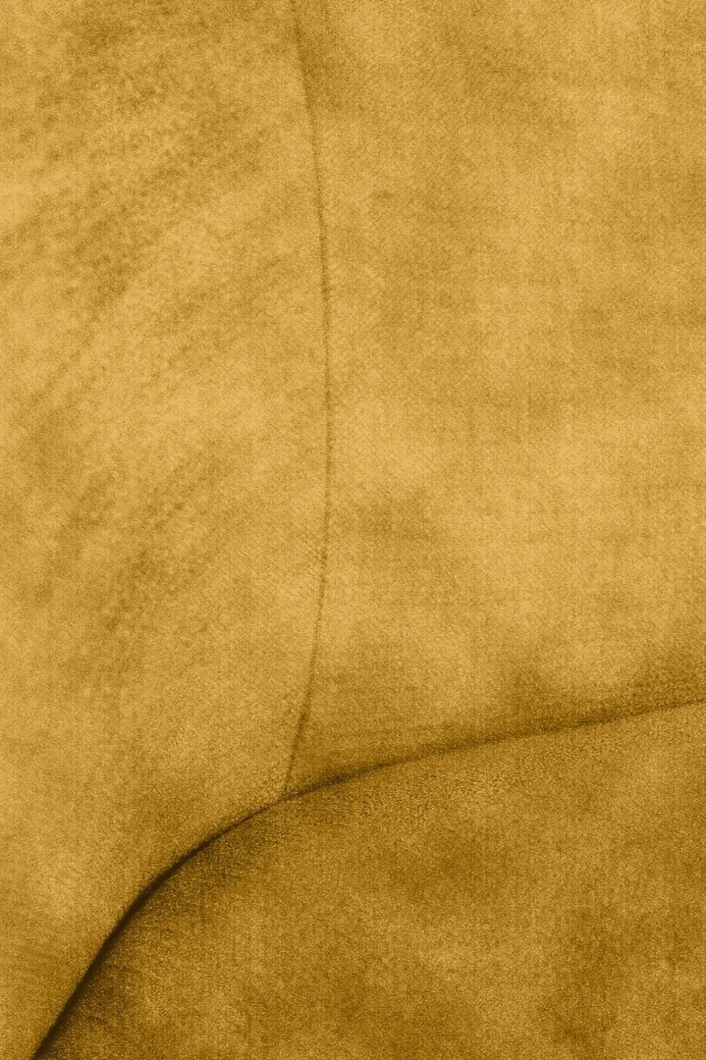 Empress velvet 3,5-zits bank oker