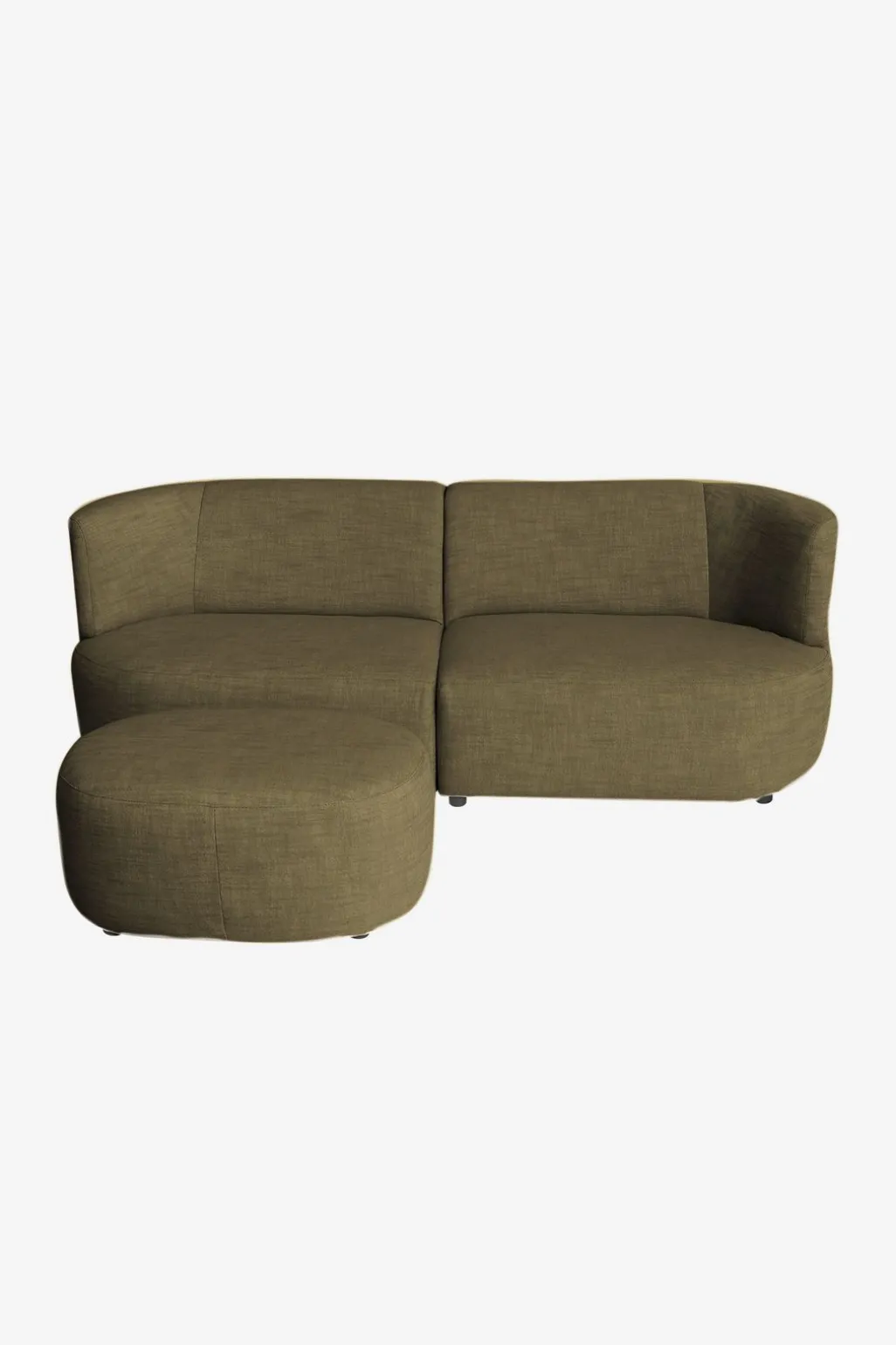 Empress 3-zits bank Army green