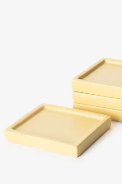 Gele glazed schaaltjes