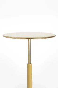 Gele verstelbare bijzettafel