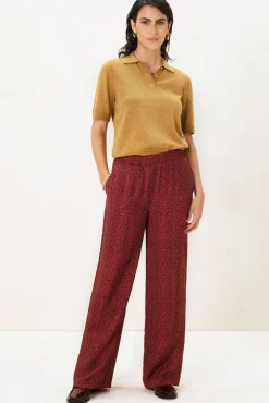 Goudbruine polo met lurex