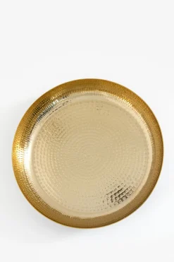 Gouden aluminium schaal large